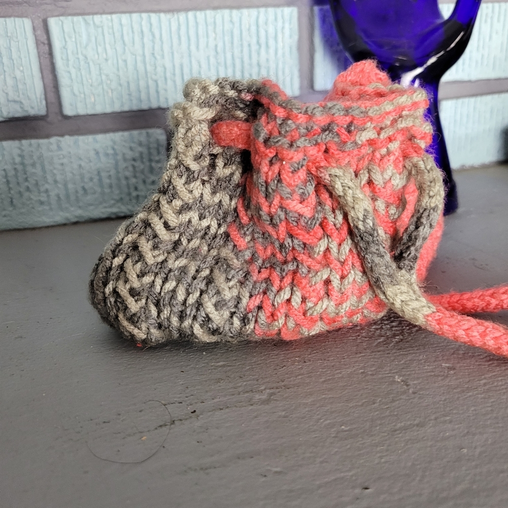 Handmade pink wristlet